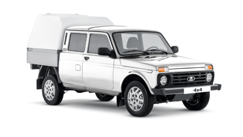 LADA 4х4 фургон Бортовая платформа (двойная кабина),Евро-5,LED ДХО